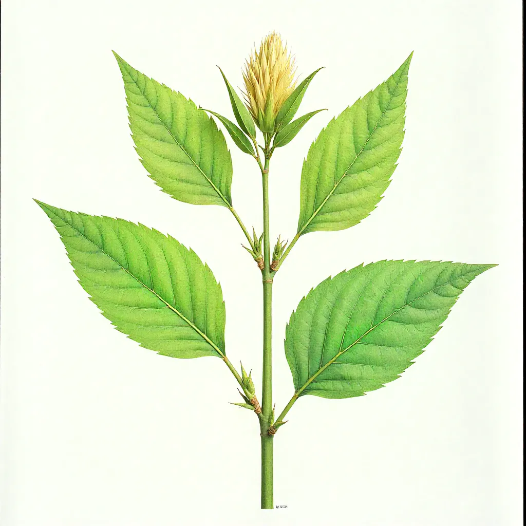 Plant catalog showcasing various green foliage textures and shapes