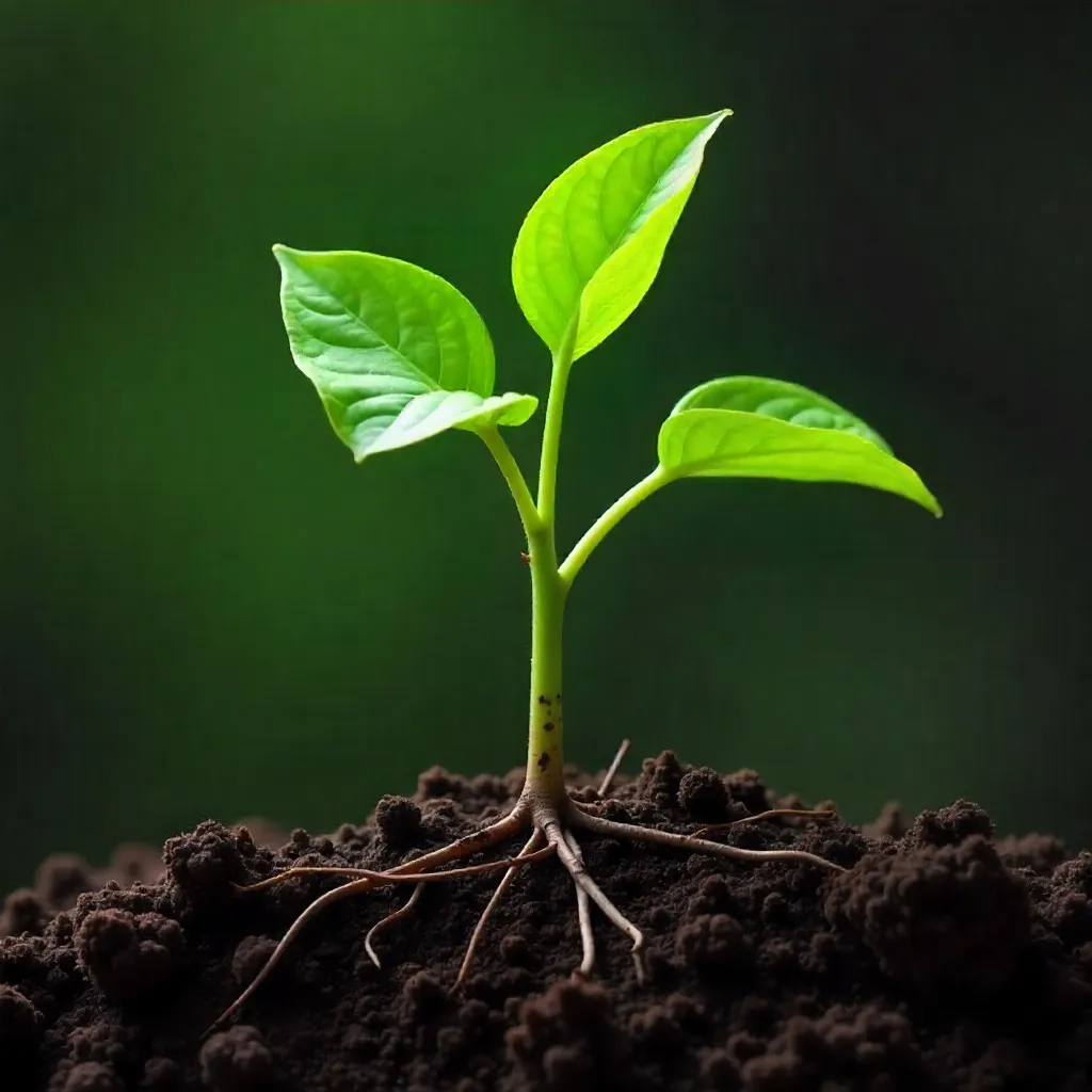 Natural photography of plants in various lighting conditions